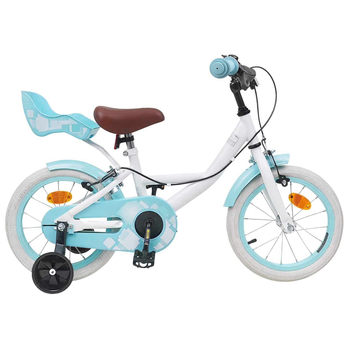 Kids Bike 14 Inches for 3-5 Years Old White
