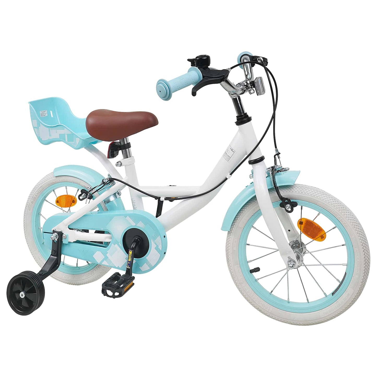 Kids Bike 16 Inches for 4-6 Years Old White