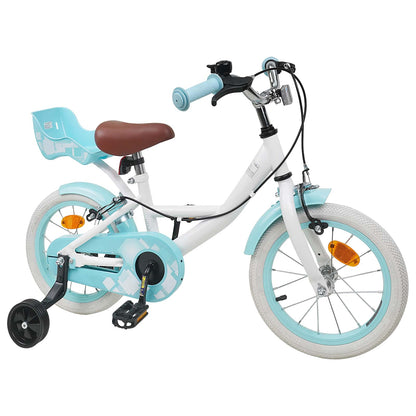 Kids Bike 16 Inches for 4-6 Years Old White