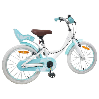 Kids Bike 18 Inches for 5-7 Years Old White