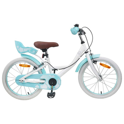 Kids Bike 18 Inches for 5-7 Years Old White