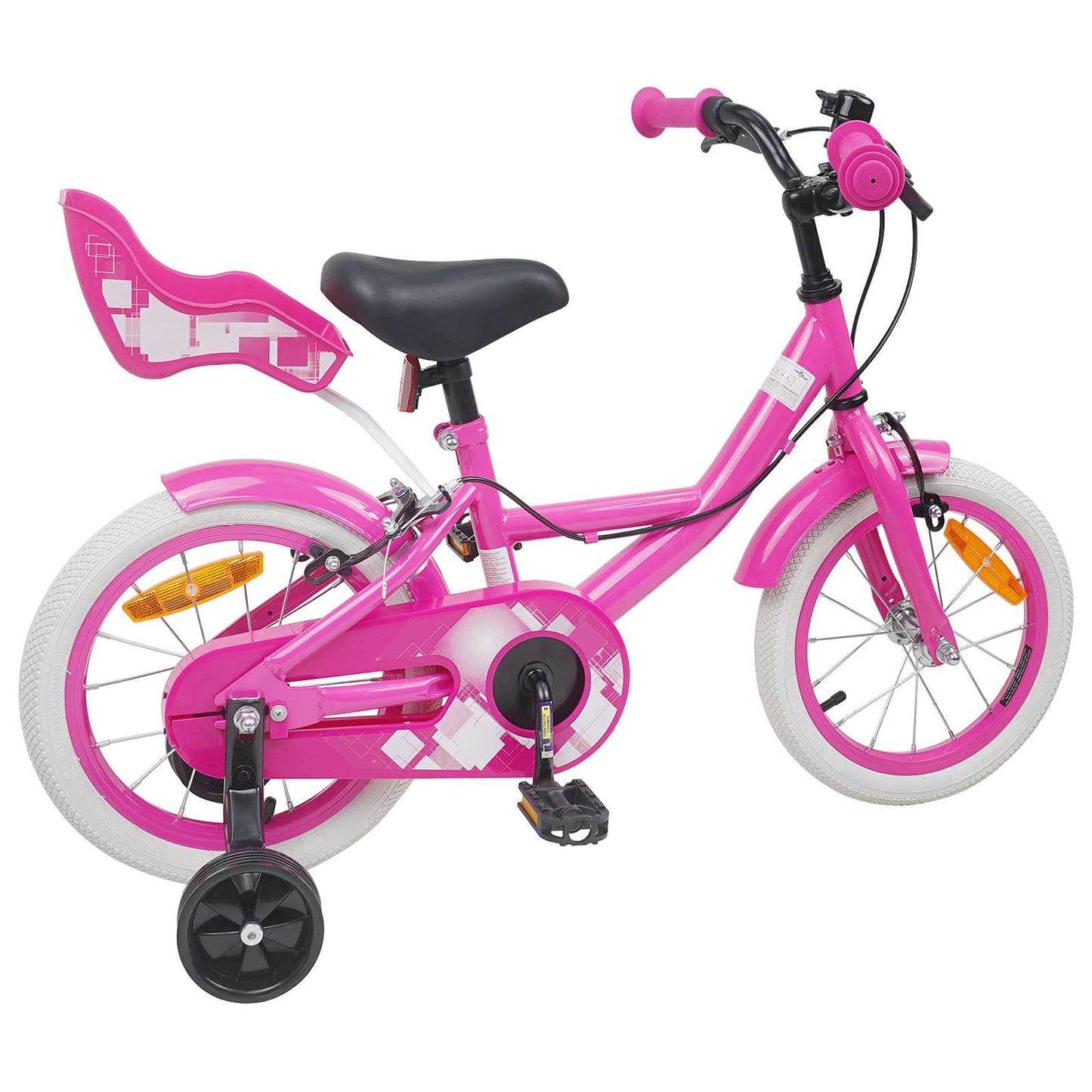 Kids Bike 14 Inches for 3-5 Years Old Pink