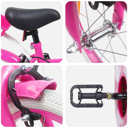 Kids Bike 16 Inches for 4-6 Years Old Pink