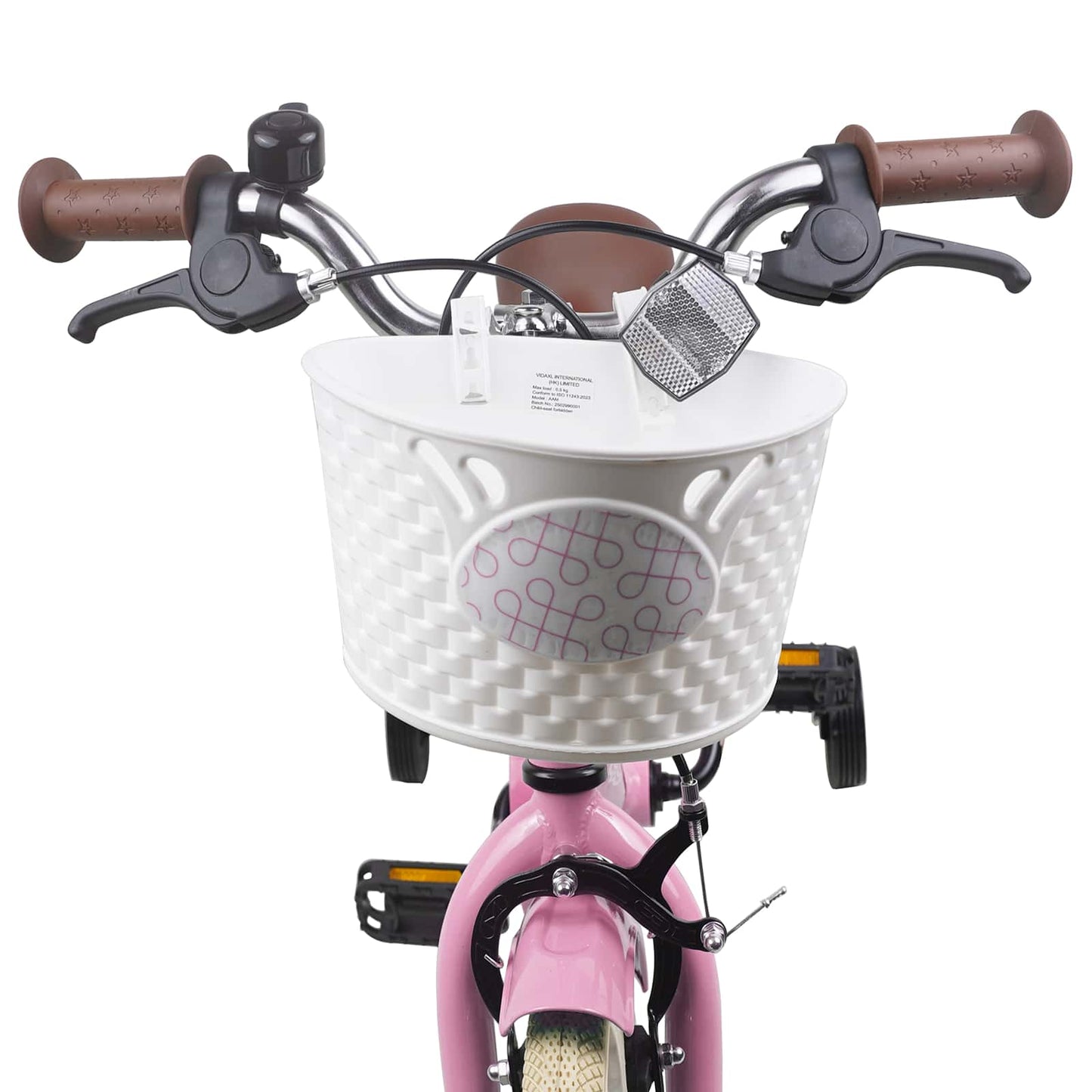 Kids Bike 12 Inches for 2-4 Years Old Light Pink