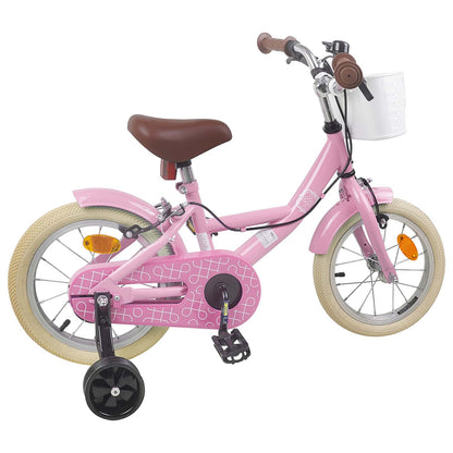 Kids Bike 12 Inches for 2-4 Years Old Light Pink