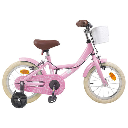 Kids Bike 16 Inches for 4-6 Years Old Light Pink