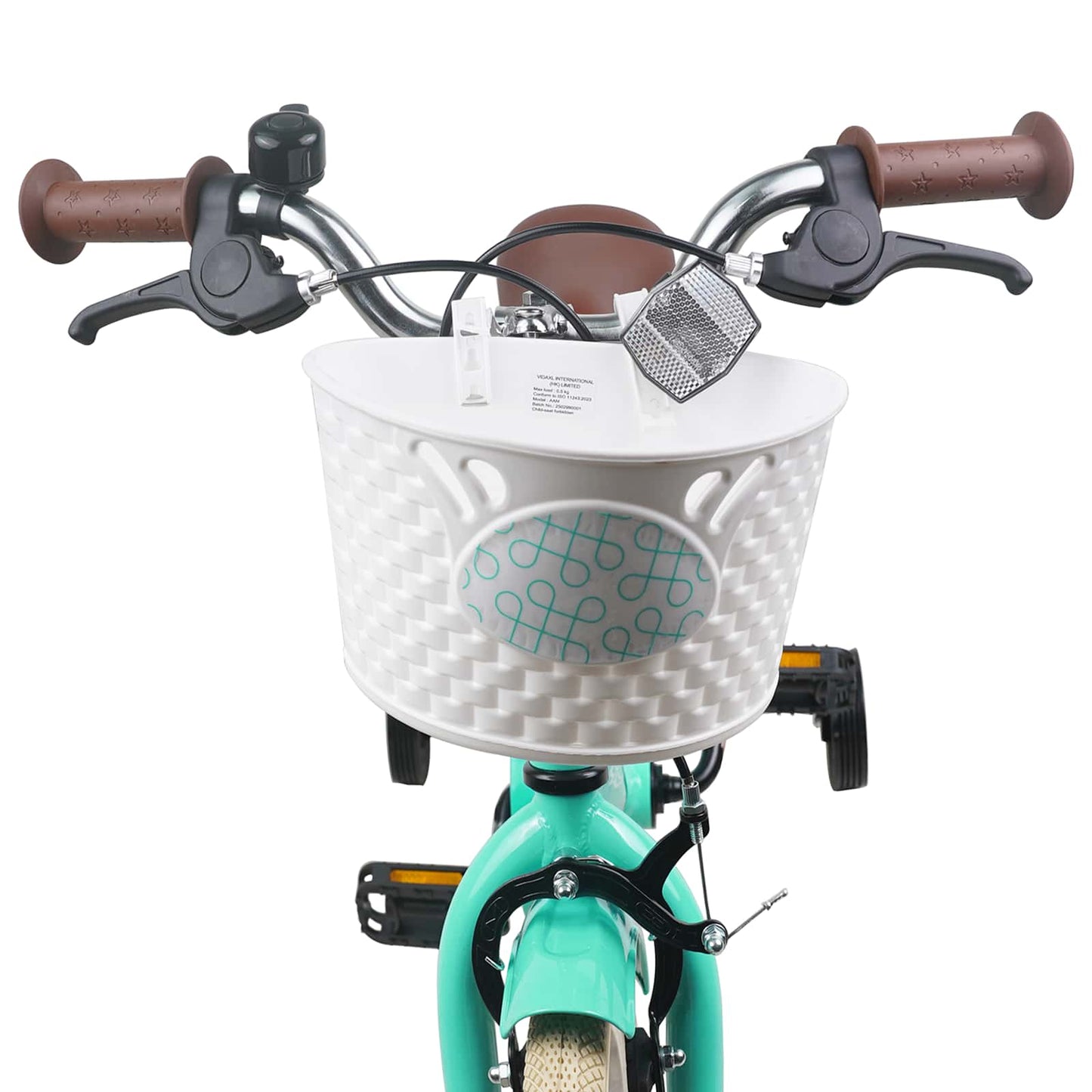 Kids Bike 14 Inches for 3-5 Years Old Sea Green