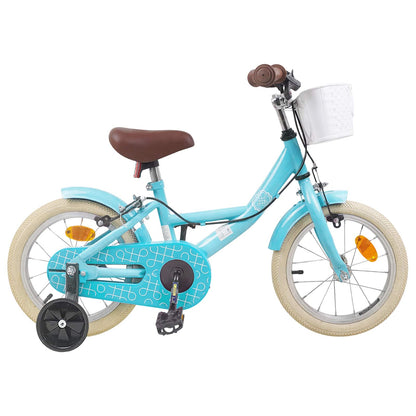 Kids Bike 14 Inches for 3-5 Years Old Light Blue
