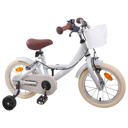 Kids Bike 16 Inches for 4-6 Years Old Light Grey