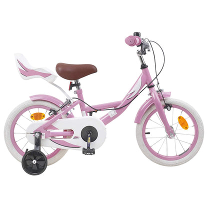 Kids Bike 12 Inches for 2-4 Years Old Light Pink