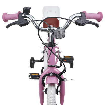 Kids Bike 14 Inches for 3-5 Years Old Light Pink