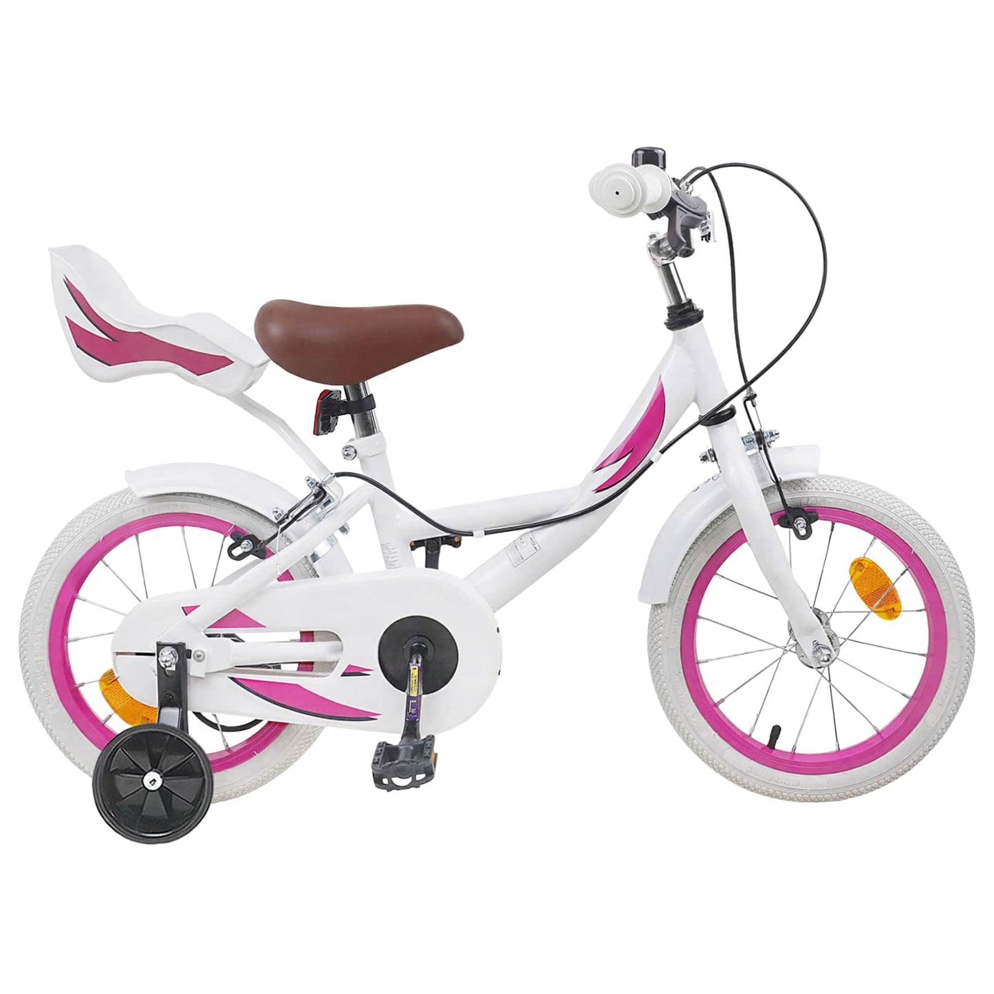 Kids Bike 12 Inches for 2-4 Years Old White