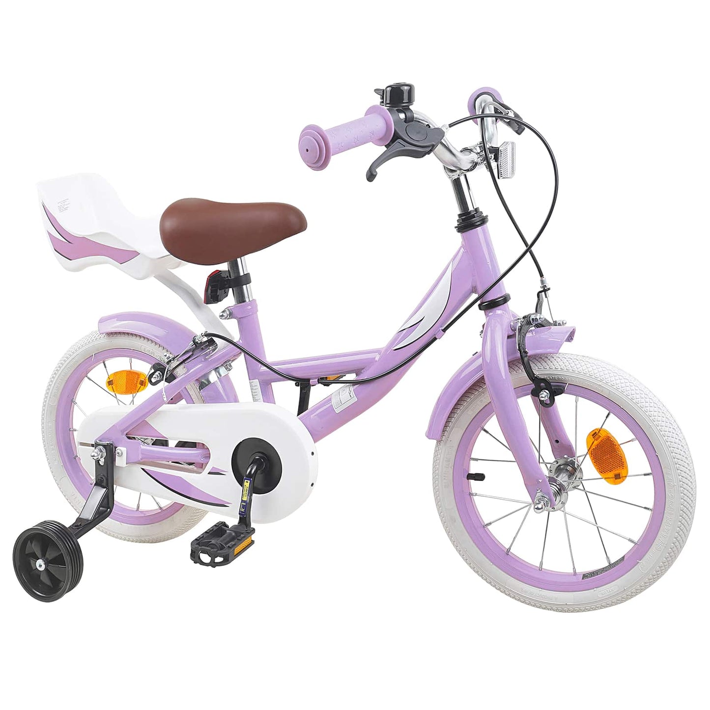 Kids Bike 12 Inches for 2-4 Years Old Purple