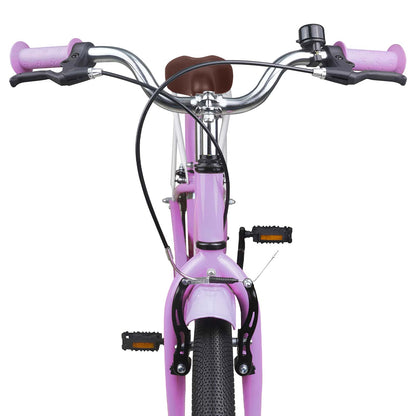 Kids Bike 20 Inches for 6-11 Years Old Purple