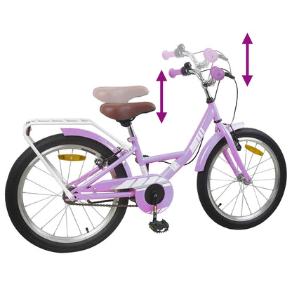 Kids Bike 20 Inches for 6-11 Years Old Purple