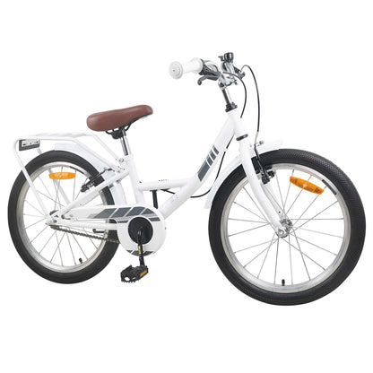 Kids Bike 18 Inches for 5-7 Years Old White