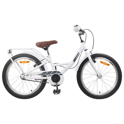 Kids Bike 18 Inches for 5-7 Years Old White