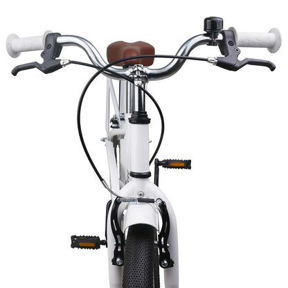 Kids Bike 20 Inches for 6-11 Years Old White