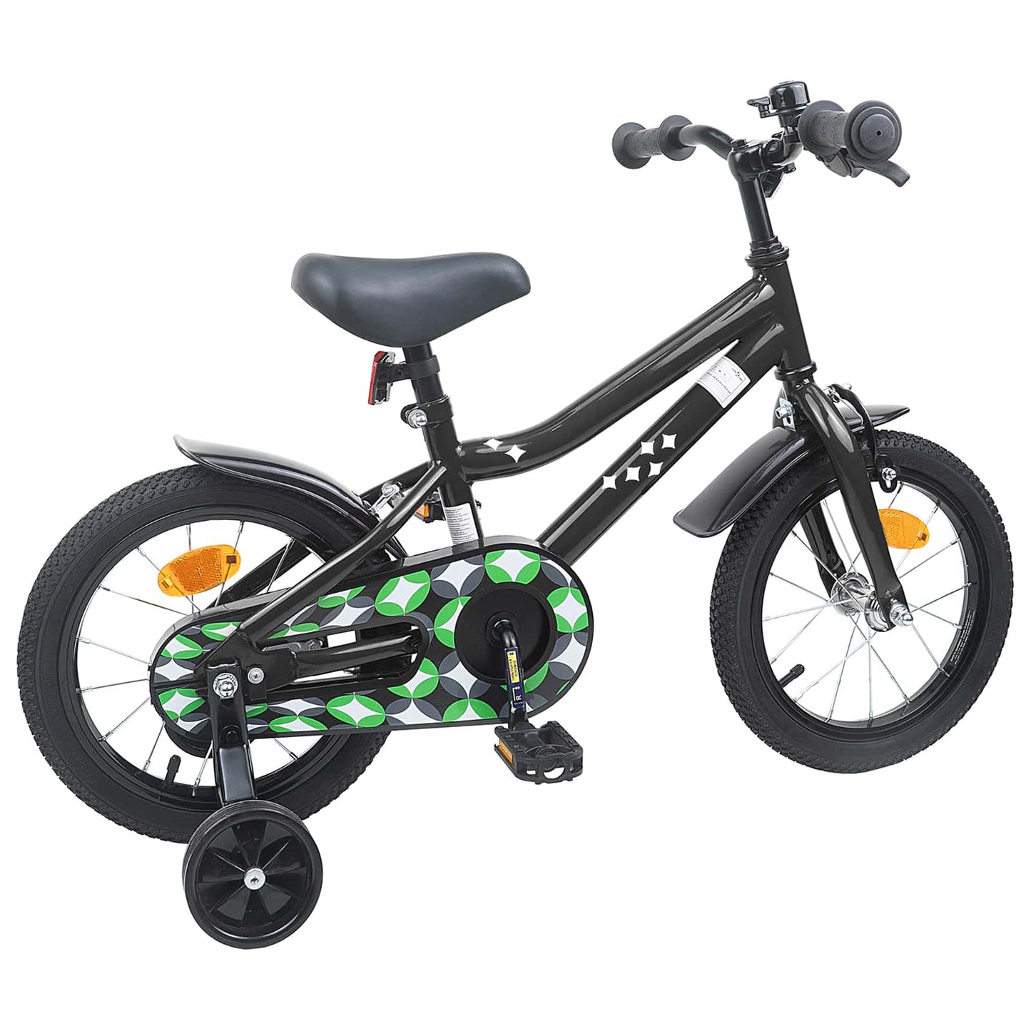 Kids Bike 14 Inches for 3-5 Years Old Black