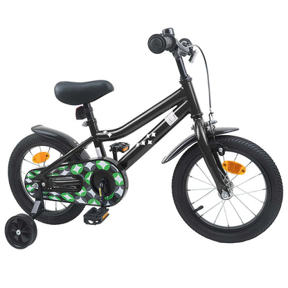 Kids Bike 16 Inches for 4-6 Years Old Black