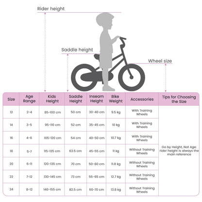 Kids Bike 16 Inches for 4-6 Years Old Red