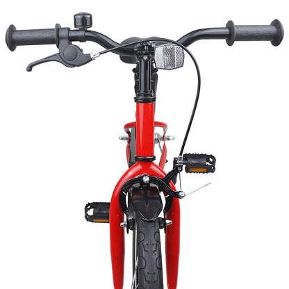Kids Bike 18 Inches for 5-7 Years Old Red
