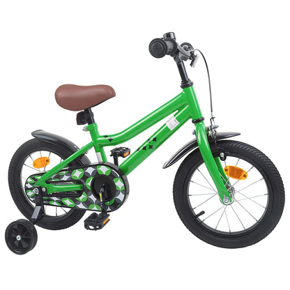 Kids Bike 12 Inches for 2-4 Years Old Green