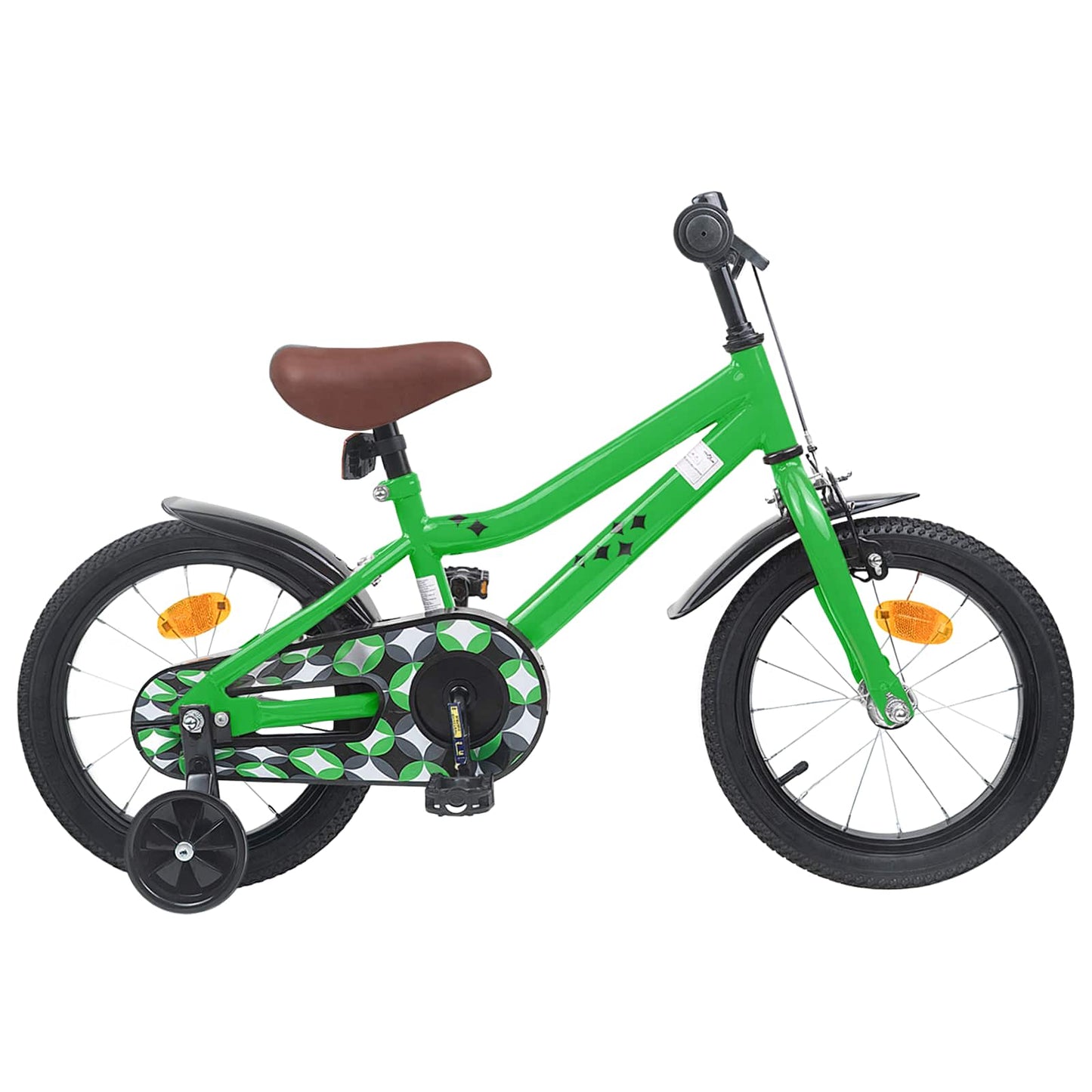 Kids Bike 14 Inches for 3-5 Years Old Green