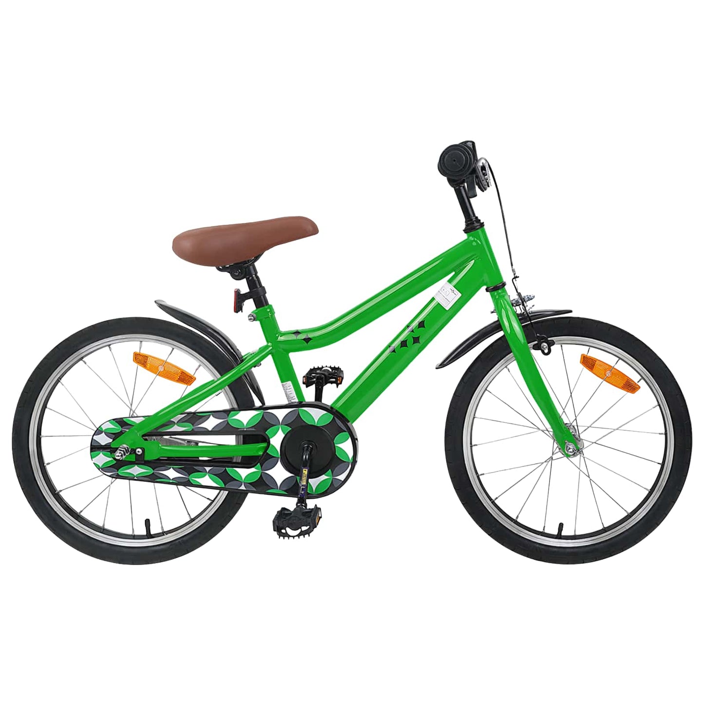 Kids Bike 18 Inches for 5-7 Years Old Green