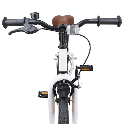 Kids Bike 18 Inches for 5-7 Years Old White