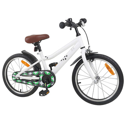 Kids Bike 18 Inches for 5-7 Years Old White