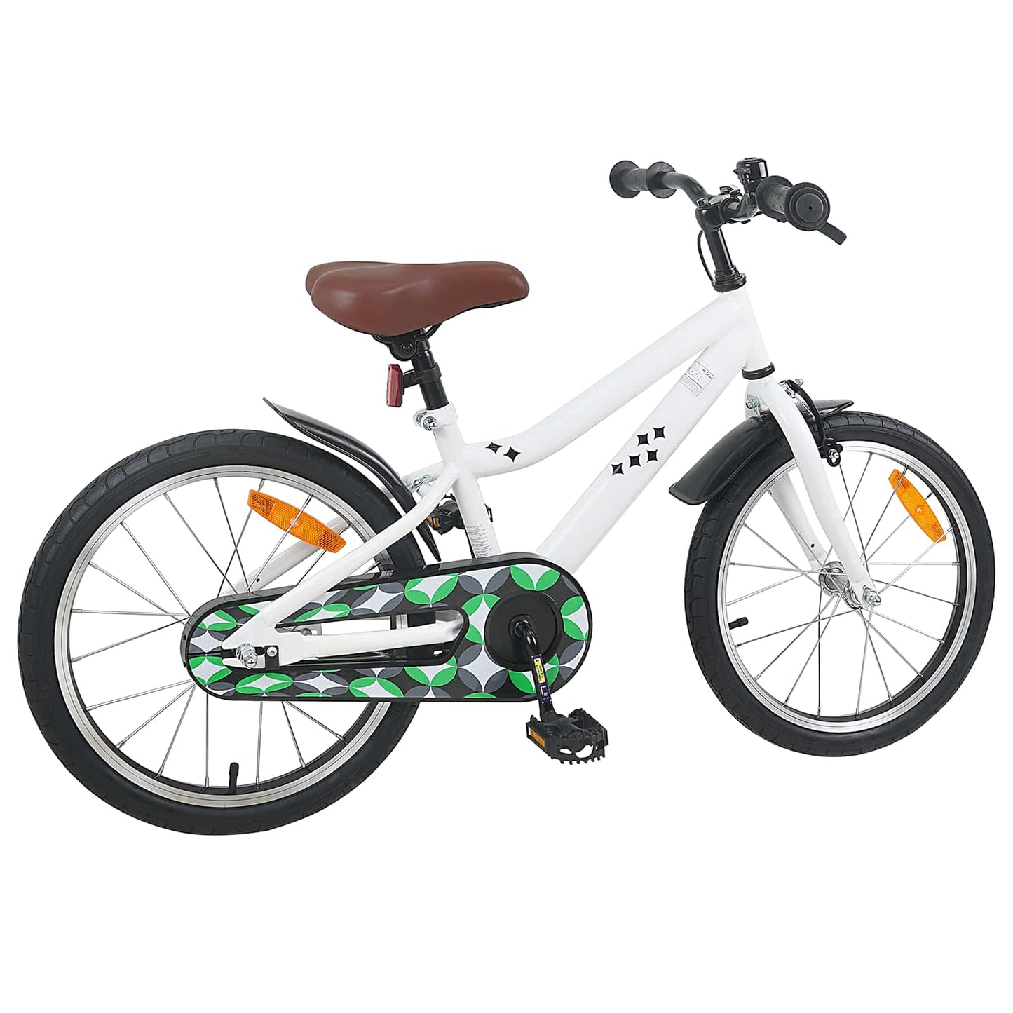 Kids Bike 18 Inches for 5-7 Years Old White