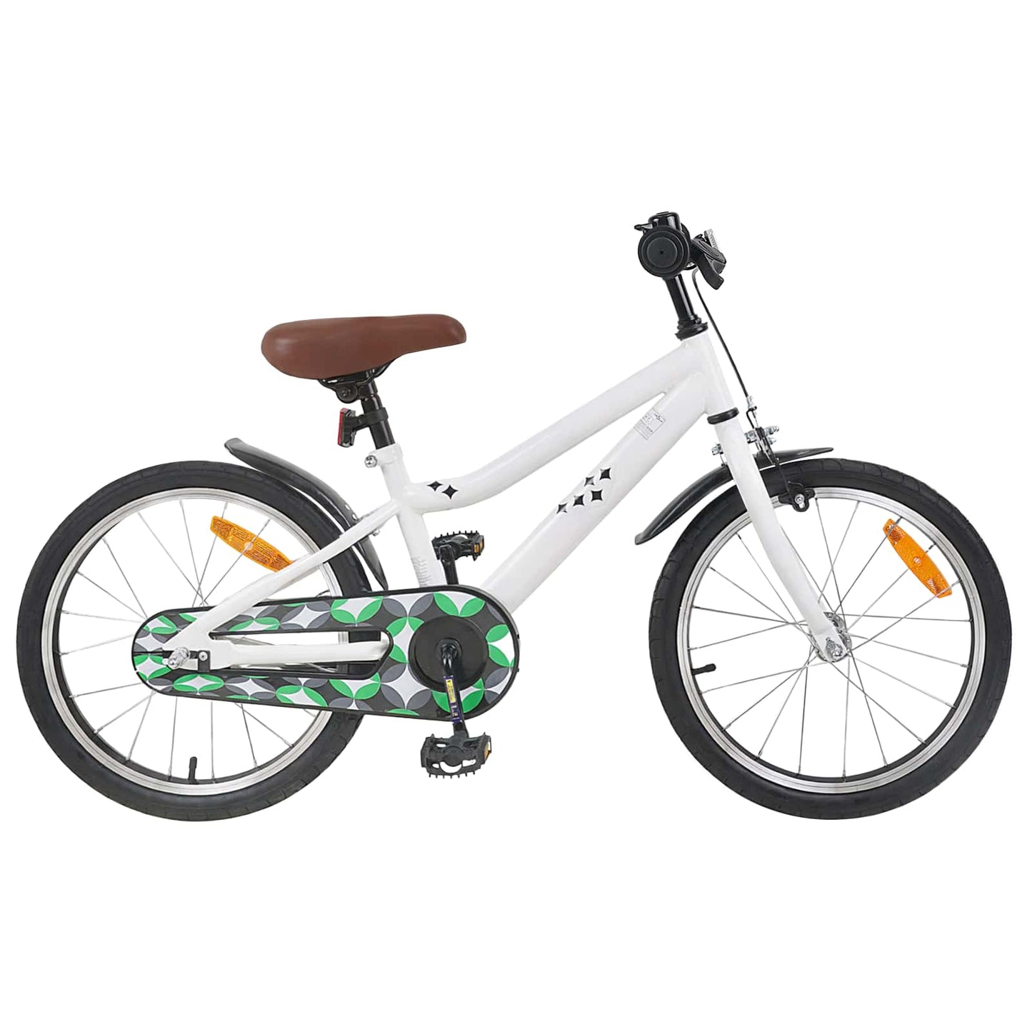 Kids Bike 18 Inches for 5-7 Years Old White