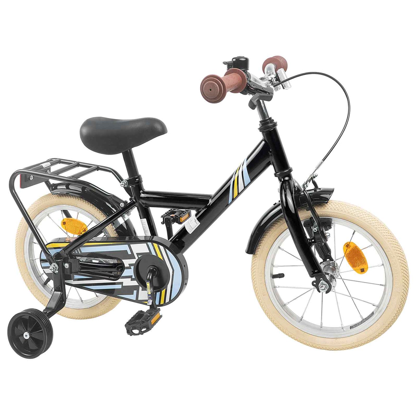 Kids Bike 16 Inches for 4-6 Years Old Black