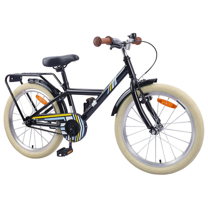 Kids Bike 24 Inches for 8-12 Years Old Black