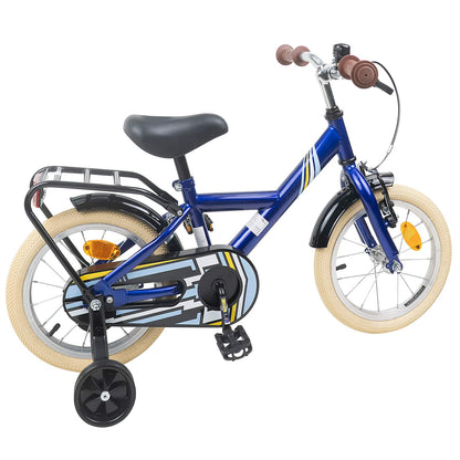 Kids Bike 14 Inches for 3-5 Years Old Dark Blue
