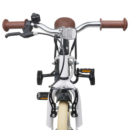 Kids Bike 12 Inches for 2-4 Years Old White