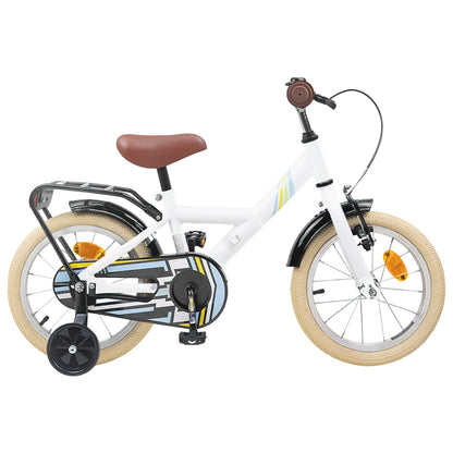 Kids Bike 16 Inches for 4-6 Years Old White