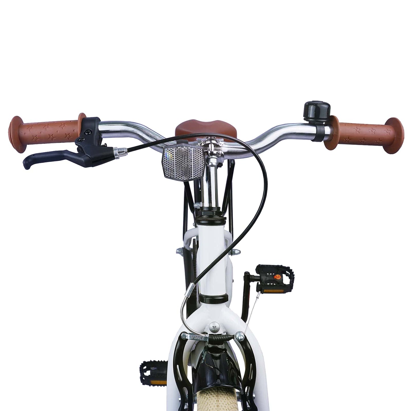 Kids Bike 24 Inches for 8-12 Years Old White