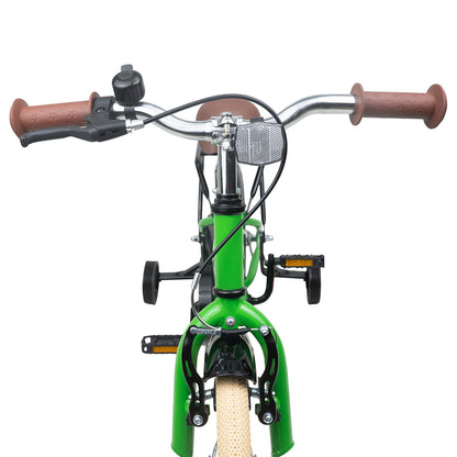 Kids Bike 14 Inches for 3-5 Years Old Green