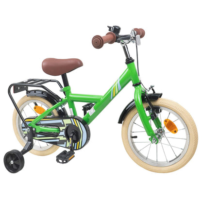 Kids Bike 16 Inches for 4-6 Years Old Green