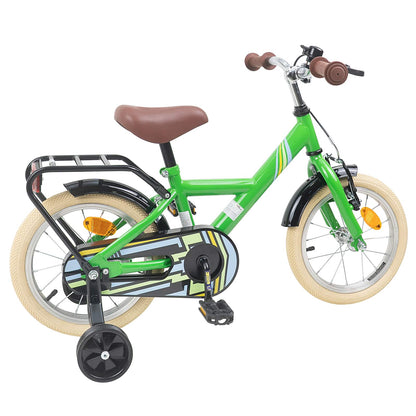 Kids Bike 16 Inches for 4-6 Years Old Green