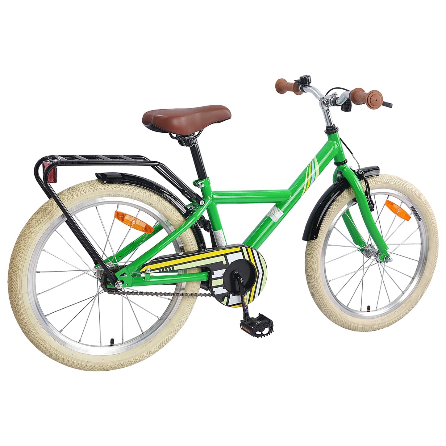 Kids Bike 24 Inches for 8-12 Years Old Green