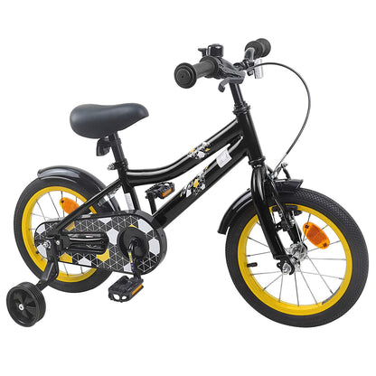Kids Bike 12 Inches for 2-4 Years Old Black