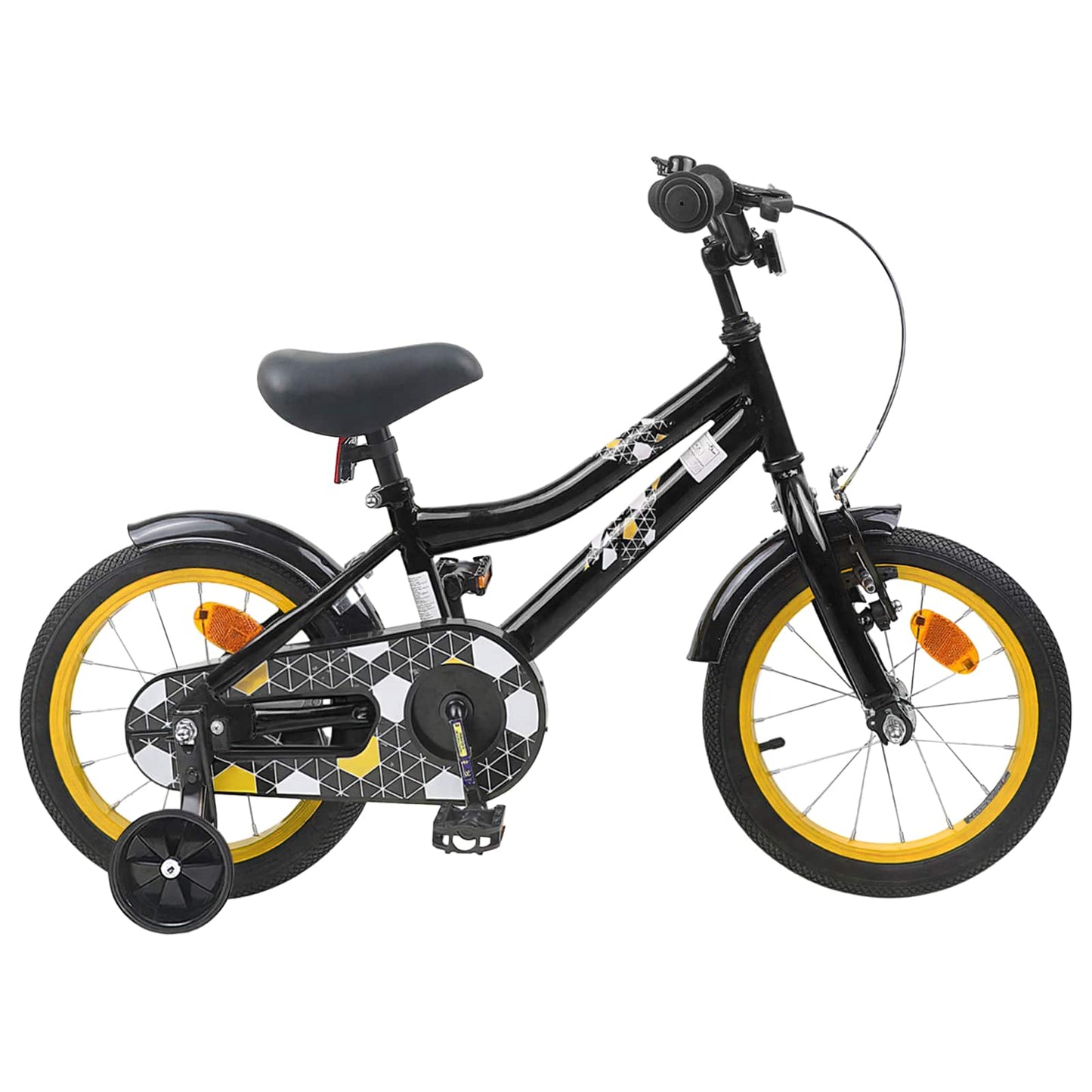 Kids Bike 14 Inches for 3-5 Years Old Black