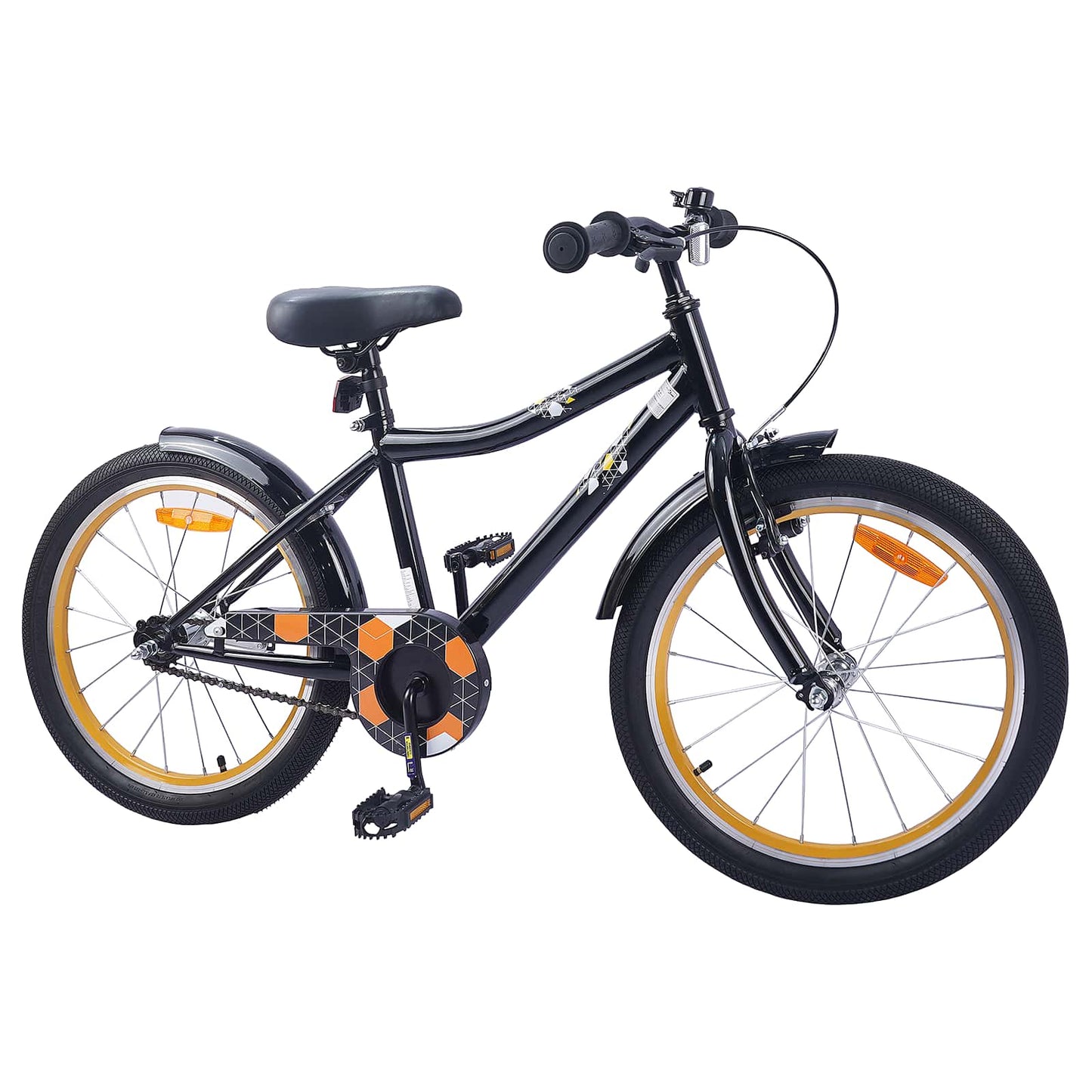 Kids Bike 20 Inches for 6-11 Years Old Black