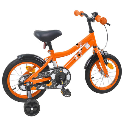 Kids Bike 14 Inches for 3-5 Years Old Orange