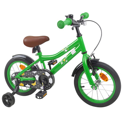 Kids Bike 12 Inches for 2-4 Years Old Green