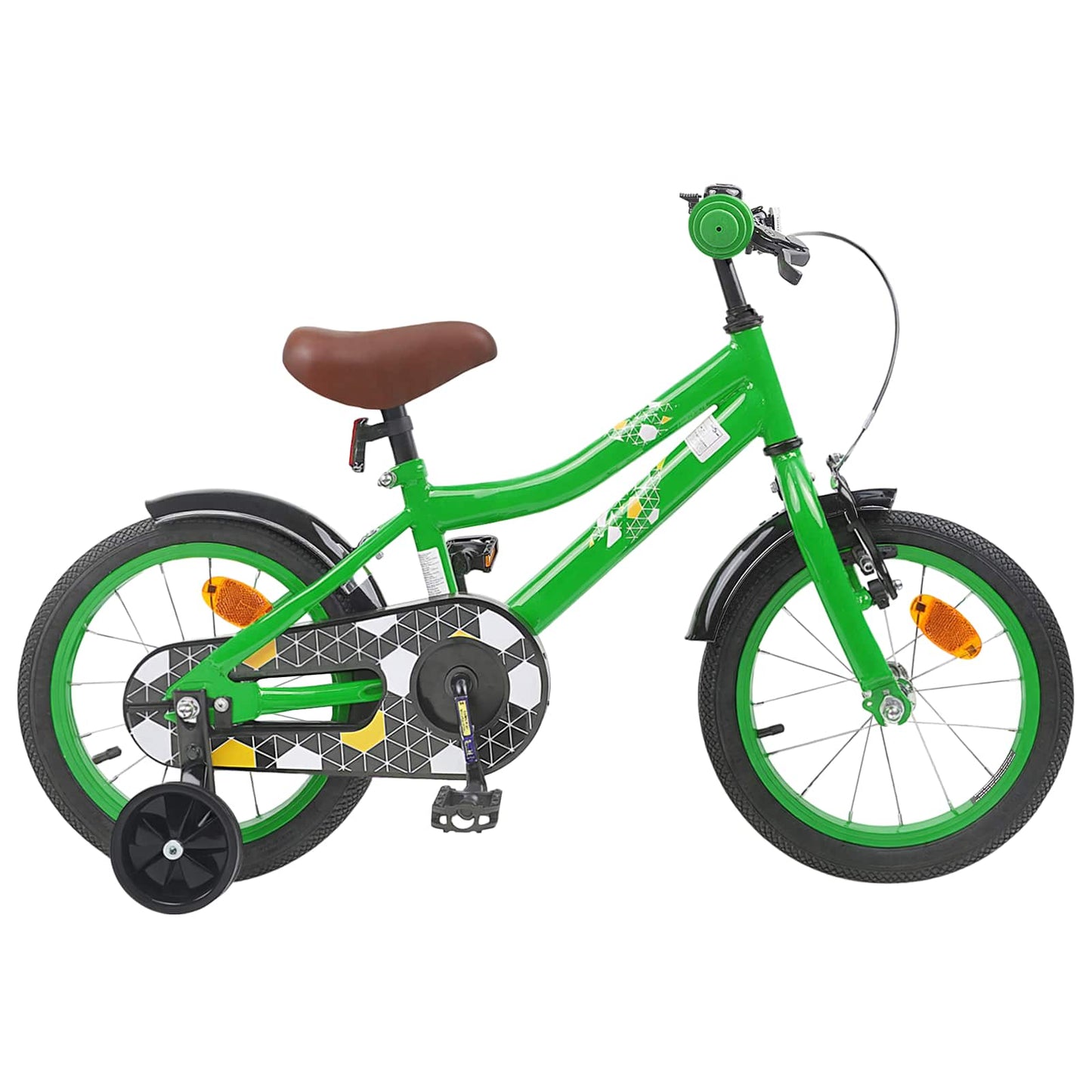Kids Bike 12 Inches for 2-4 Years Old Green