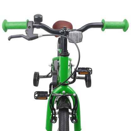 Kids Bike 16 Inches for 4-6 Years Old Green